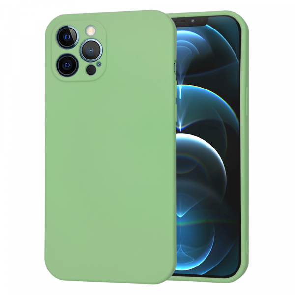 Husa pentru Apple iPhone 12 Pro Max, Techsuit, SoftFlex, Verde Deschis