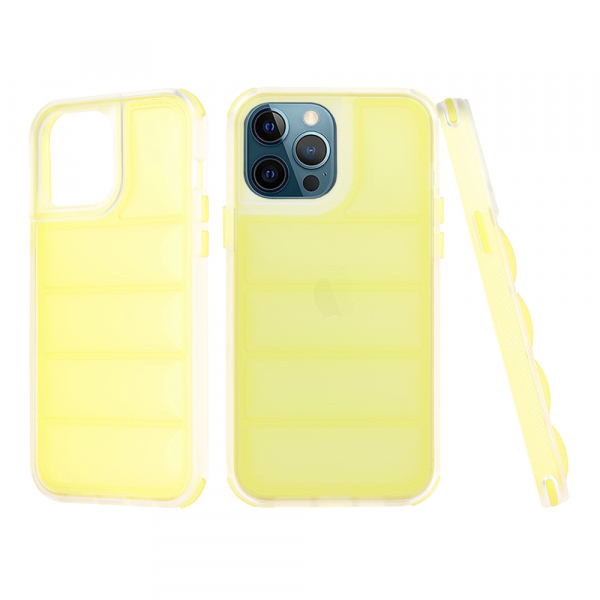 Husa pentru Apple iPhone 12 Pro Max, Techsuit, Wave Shield, Galbena