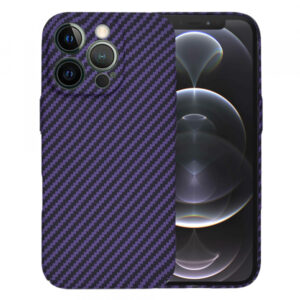Husa pentru Apple iPhone 12 Pro, Techsuit, Carbonite FiberShell, Mov