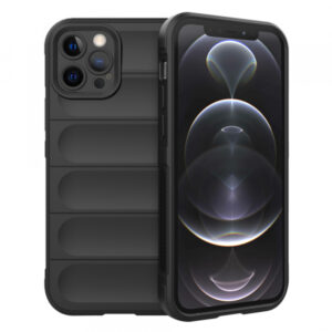 Husa pentru Apple iPhone 12 Pro, Techsuit, Magic Shield, Neagra
