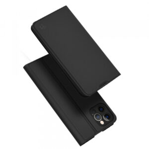 Husa pentru Apple iPhone 12 Pro, Techsuit, Magskin Book, Neagra