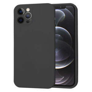 Husa pentru Apple iPhone 12 Pro, Techsuit, SoftFlex, Neagra