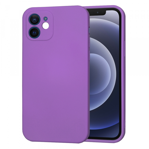 Husa pentru Apple iPhone 12, Techsuit, SoftFlex, Mov