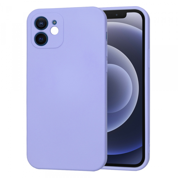 Husa pentru Apple iPhone 12, Techsuit, SoftFlex, Mov Deschis