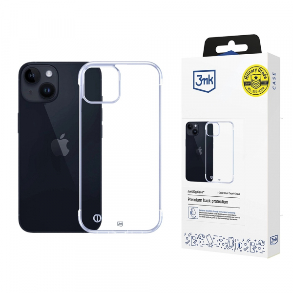 Husa pentru Apple iPhone 13, 3MK, Just20g, Transparenta