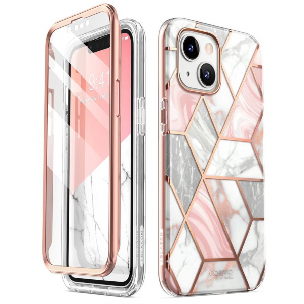 Husa pentru Apple iPhone 14 / 13, i-Blason, Cosmo, Roz