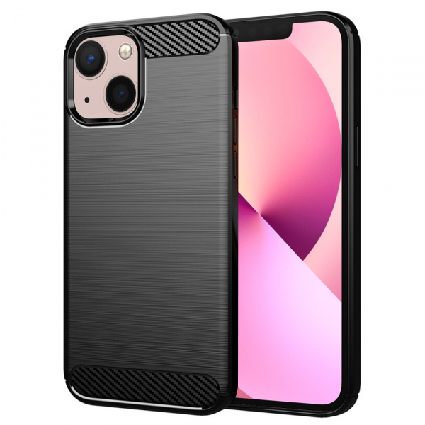 Husa pentru Apple iPhone 13 mini, Techsuit, Carbon, Neagra