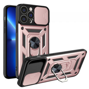 Husa pentru Apple iPhone 13 Pro Max, Techsuit, CamShield, Roz