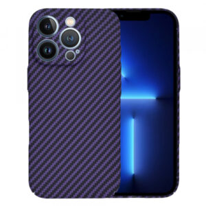 Husa pentru Apple iPhone 13 Pro Max, Techsuit, Carbonite FiberShell, Mov