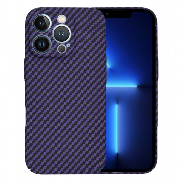 Husa pentru Apple iPhone 13 Pro Max, Techsuit, Carbonite FiberShell, Mov