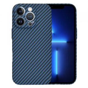 Husa pentru Apple iPhone 13 Pro Max, Techsuit, Carbonite FiberShell, Turcoaz
