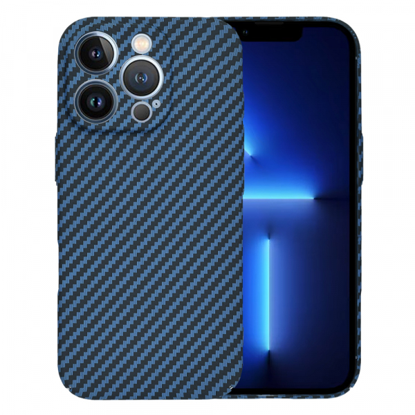 Husa pentru Apple iPhone 13 Pro Max, Techsuit, Carbonite FiberShell, Turcoaz