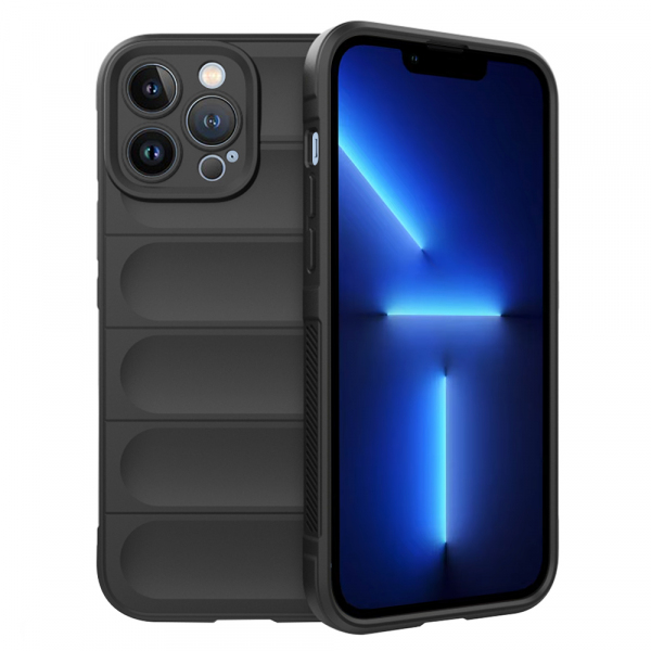 Husa pentru Apple iPhone 13 Pro Max, Techsuit, Magic Shield, Neagra