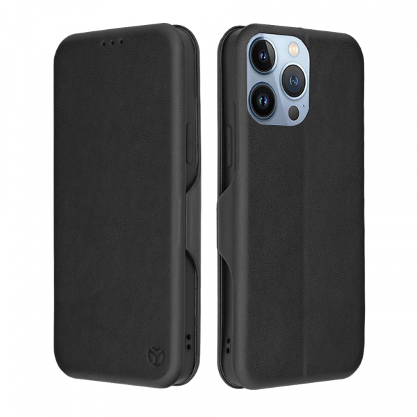 Husa pentru Apple iPhone 13 Pro Max, Techsuit, Safe Wallet Plus, Neagra