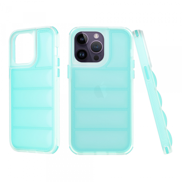 Husa pentru Apple iPhone 13 Pro Max, Techsuit, Wave Shield, Turcoaz