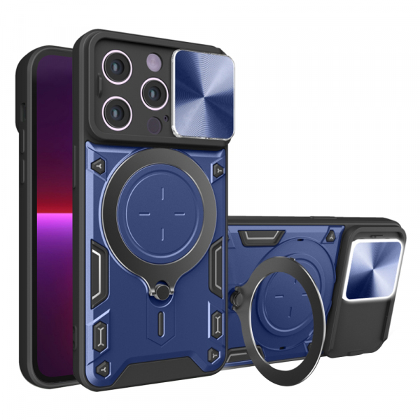 Husa pentru Apple iPhone 13 Pro, Techsuit, CamGuard Pro, Albastra