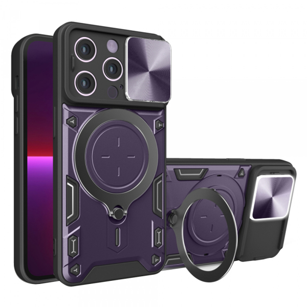 Husa pentru Apple iPhone 13 Pro, Techsuit, CamGuard Pro, Mov