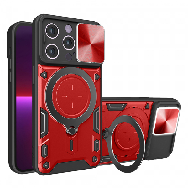 Husa pentru Apple iPhone 13 Pro, Techsuit, CamGuard Pro, Rosie