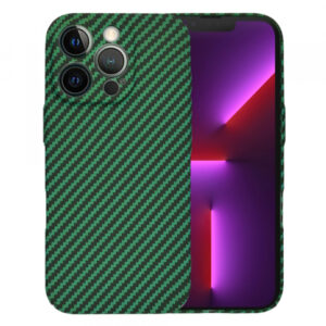 Husa pentru Apple iPhone 13 Pro, Techsuit, Carbonite FiberShell, Verde