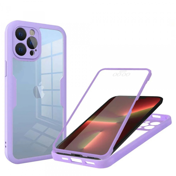 Husa pentru Apple iPhone 13 Pro, Techsuit, ColorVerse 360, Mov