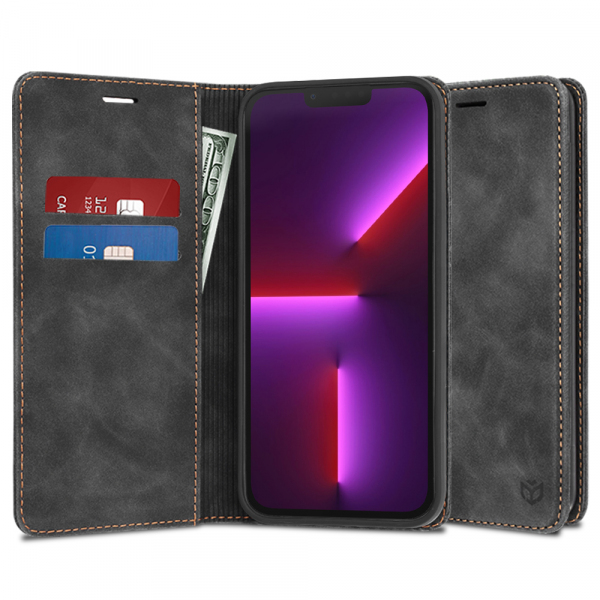 Husa pentru Apple iPhone 13 Pro, Techsuit, Confy, Neagra