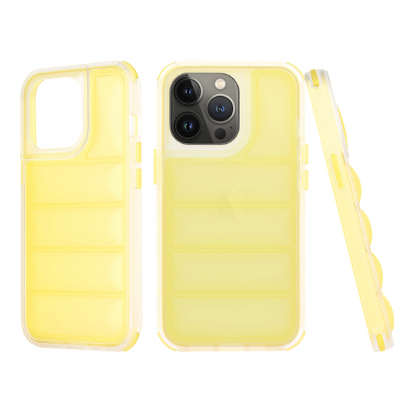 Husa pentru Apple iPhone 13 Pro, Techsuit, Wave Shield, Galbena
