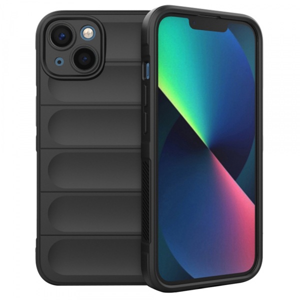 Husa pentru Apple iPhone 13, Techsuit, Magic Shield, Neagra