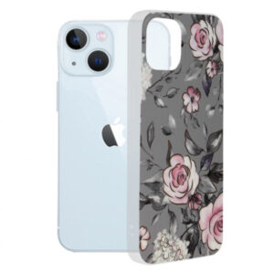 Husa pentru Apple iPhone 13, Techsuit, Marble, Gri