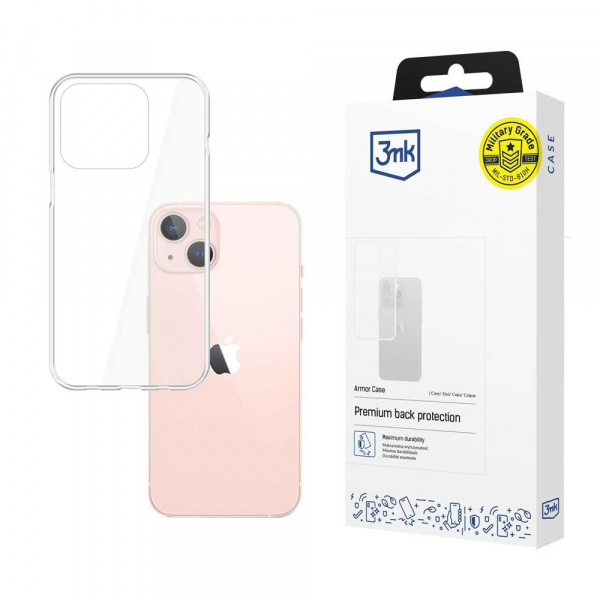 Husa pentru Apple iPhone 14, 3MK, Armor, Transparenta