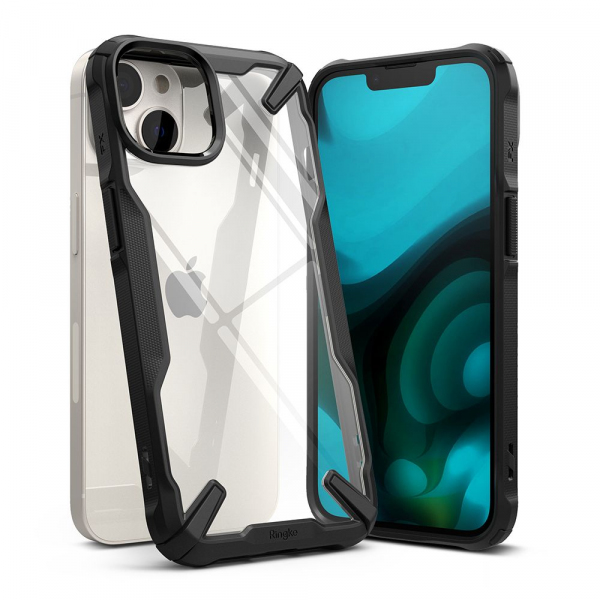 Husa pentru Apple iPhone 14 Plus, Ringke, Fusion X, Neagra