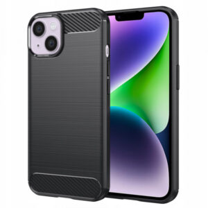 Husa pentru Apple iPhone 14 Plus, Techsuit, Carbon, Neagra