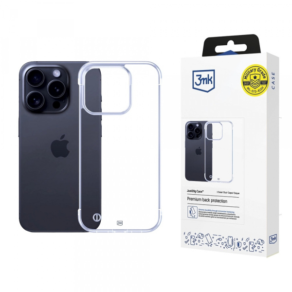 Husa pentru Apple iPhone 14 Pro, 3MK, Just20g, Transparenta
