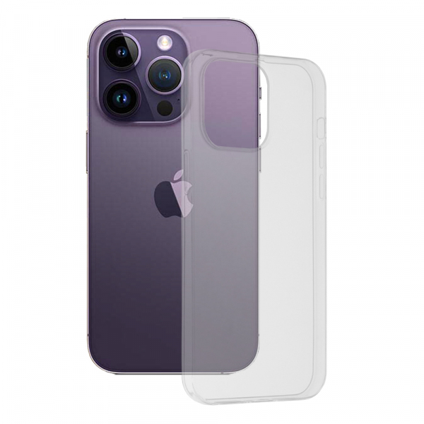 Husa pentru Apple iPhone 14 Pro Max, Techsuit, Clear, Transparenta