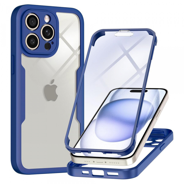 Husa pentru Apple iPhone 14 Pro Max, Techsuit, ColorVerse 360, Albastra