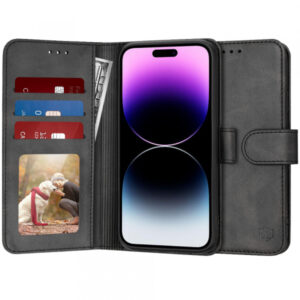 Husa pentru Apple iPhone 14 Pro Max, Techsuit, Diary Book, Neagra