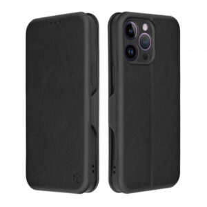 Husa pentru Apple iPhone 14 Pro Max, Techsuit, Safe Wallet Plus, Neagra
