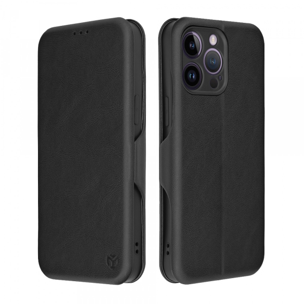 Husa pentru Apple iPhone 14 Pro Max, Techsuit, Safe Wallet Plus, Neagra