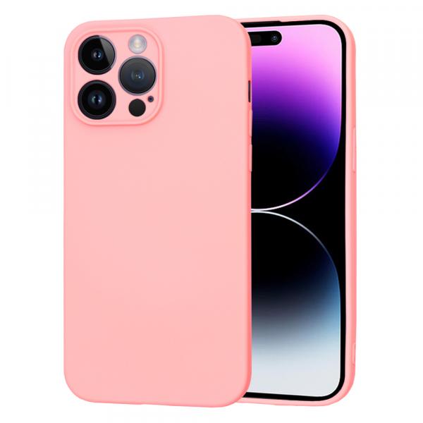 Husa pentru Apple iPhone 14 Pro Max, Techsuit, SoftFlex, Roz Deschis