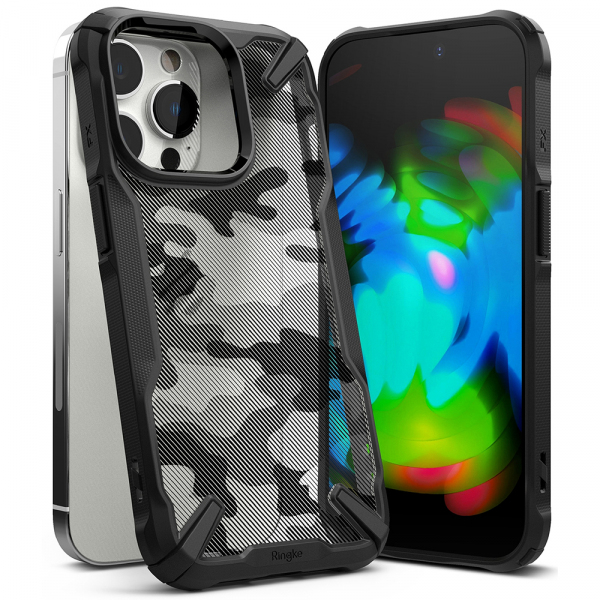 Husa pentru Apple iPhone 14 Pro, Ringke, Fusion X Design, Camuflaj