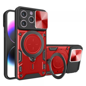 Husa pentru Apple iPhone 14 Pro, Techsuit, CamGuard Pro, Rosie