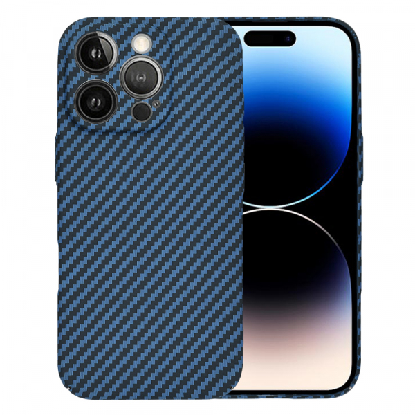 Husa pentru Apple iPhone 14 Pro, Techsuit, Carbonite FiberShell, Turcoaz