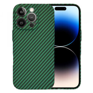 Husa pentru Apple iPhone 14 Pro, Techsuit, Carbonite FiberShell, Verde