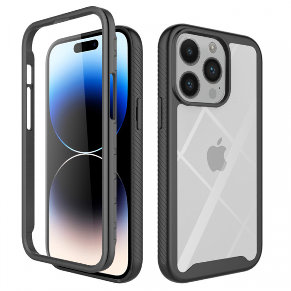 Husa pentru Apple iPhone 14 Pro, Techsuit, Defense360 Pro, Neagra