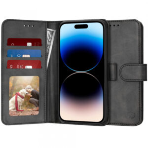 Husa pentru Apple iPhone 14 Pro, Techsuit, Diary Book, Neagra