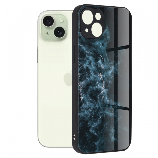 Husa pentru Apple iPhone 15 Plus, Techsuit, Glaze, Albastra