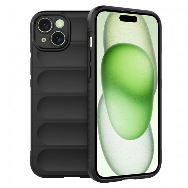 Husa pentru Apple iPhone 15 Plus, Techsuit, Magic Shield, Neagra