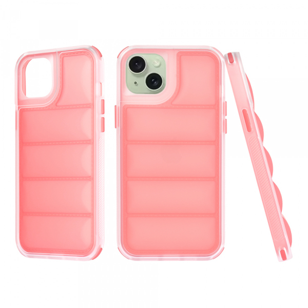 Husa pentru Apple iPhone 15 Plus, Techsuit, Wave Shield, Rosie