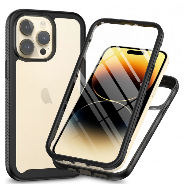 Husa pentru Apple iPhone 15 Pro Max, Techsuit, Defense360 Pro, Neagra