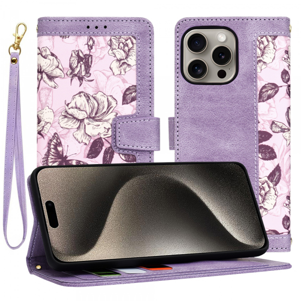 Husa pentru Apple iPhone 15 Pro Max, Techsuit, FlipCraft, Mov