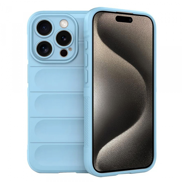 Husa pentru Apple iPhone 15 Pro Max, Techsuit, Magic Shield, Bleu